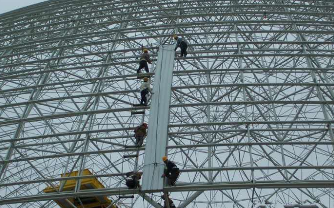 闵行网架装配好以后应当留神哪八项验收事件